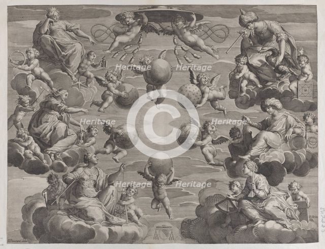 Allegory relating to the Medici family, ca. 1610-62. Creator: Johann Friedrich Greuter.