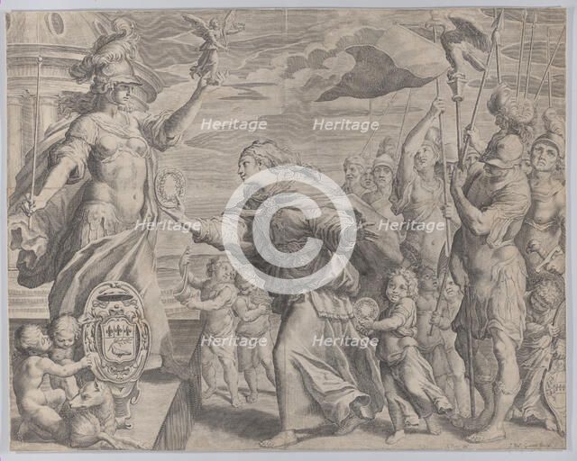 Allegory relating to the Pamphili family, ca. 1610-62. Creator: Johann Friedrich Greuter.