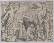 Allegory relating to the Pamphili family, ca. 1610-62. Creator: Johann Friedrich Greuter