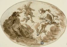 Allegory with Masked Figure, n.d. Creator: Unknown