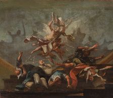 Allegory:Truth Defeating the Heretical Doctrines, 1777-1778. Creator: Christian Wink