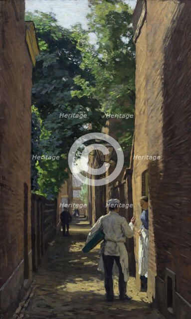 Alley, 1896. Creator: Tholen, Willem Bastiaan (1860-1931).