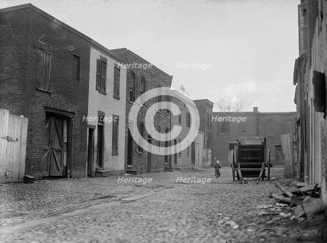 Alley Clearance. Slum Views, 1914. Creator: Harris & Ewing.
