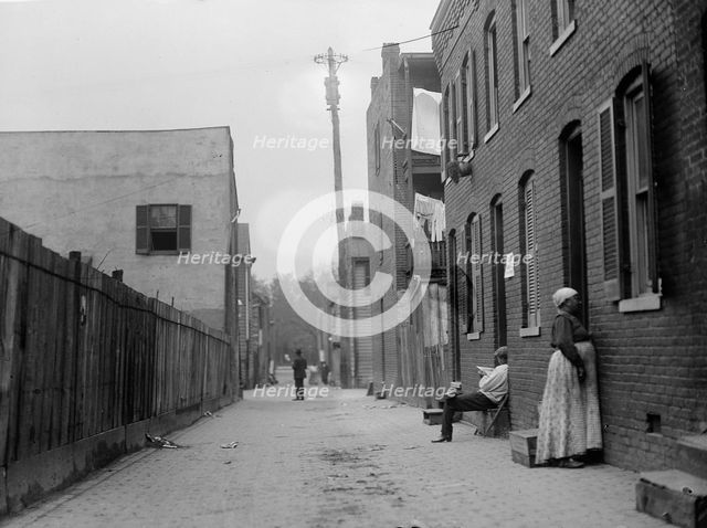 Alley Clearance. Slum Views, 1914. Creator: Harris & Ewing.