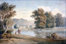 Allington Castle, near Maidstone, Kent 19th century. Artist: James Duffield Harding