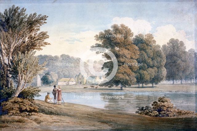 'Allington Castle, near Maidstone, Kent', 19th century. Artist: James Duffield Harding
