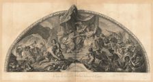 Alliance de l'Allemagne et de l'Espagne avec la Hollande 1672 Cintre...[pl. 31], published 1752. Creators: Jean-Baptiste Masse, Laurent Cars