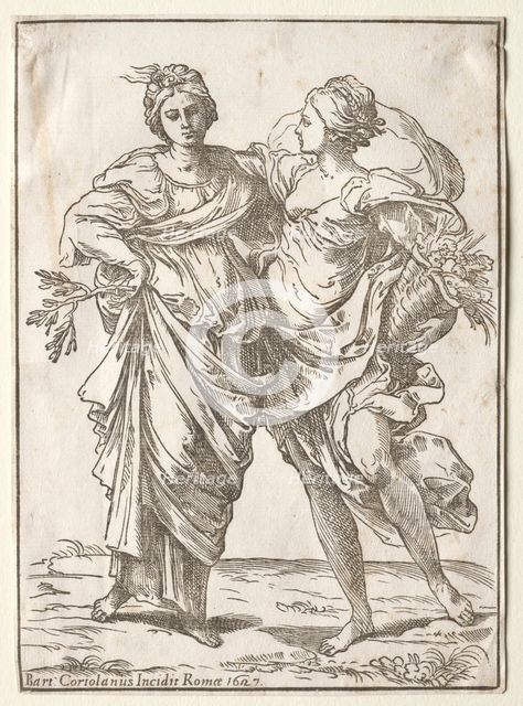 Alliance of Peace and Abundance, 1642. Creator: Bartolommeo Coriolano (Italian).