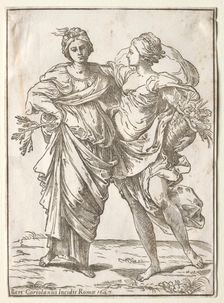 Alliance of Peace and Abundance, 1642. Creator: Bartolommeo Coriolano (Italian)