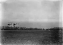 Allied Aircraft - Demonstration At Polo Grounds; Col. Charles E. Lee, British Aviator..., 1917. Creator: Harris & Ewing
