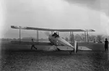 Allied Aircraft - Demonstration At Polo Grounds; Col. Charles E. Lee, British Aviator..., 1917. Creator: Harris & Ewing