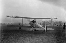 Allied Aircraft - Demonstration At Polo Grounds; Col. Charles E. Lee, British Aviator..., 1917. Creator: Harris & Ewing