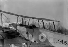 Allied Aircraft - Demonstration At Polo Grounds; Col. Charles E. Lee, British Aviator..., 1917. Creator: Harris & Ewing