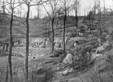 Allied command post on Mount Kemmel near Ypres, Belgium, 23 April 1918