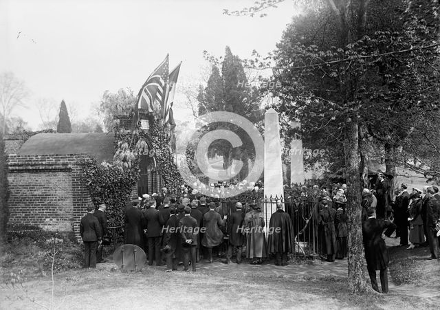 Allied Commission To U.S. At Mount Vernon, 1917. Creator: Harris & Ewing.