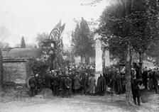 Allied Commission To U.S. At Mount Vernon, 1917. Creator: Harris & Ewing