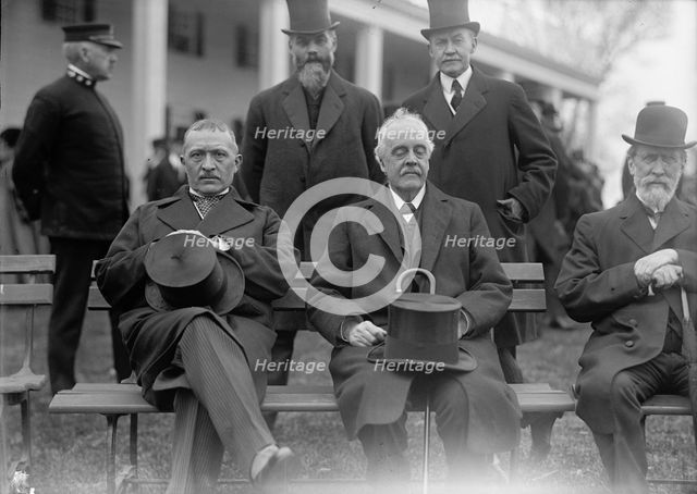 Allied Commission To U.S. At Mount Vernon, 1917. Creator: Harris & Ewing.