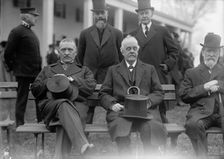 Allied Commission To U.S. At Mount Vernon, 1917. Creator: Harris & Ewing