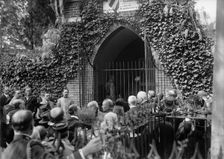 Allied Commission To U.S. At Mount Vernon: Groups At Tomb of Washington, 1917. Creator: Harris & Ewing