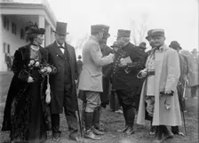 Allied Commission To U.S. Daniels; Joffre; Remon, 1917. Creator: Harris & Ewing