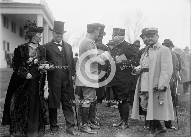 Allied Commission To U.S. Daniels; Joffre; Remon, 1917. Creator: Harris & Ewing.