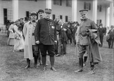 Allied Commission To U.S. Remon; Joffre; Lt. S. Crosby, 1917. Creator: Harris & Ewing