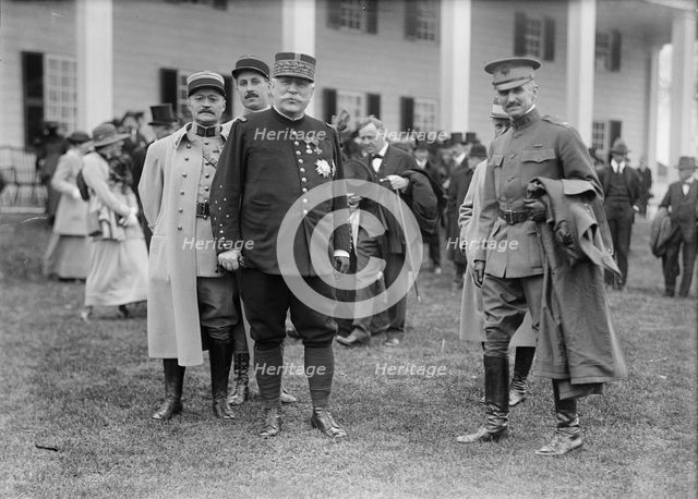 Allied Commission To U.S. Remon; Joffre; Lt. S. Crosby, 1917. Creator: Harris & Ewing.