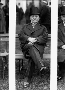 Allied Commission To U.S. Seated On Lawn: Viviani, 1917. Creator: Harris & Ewing