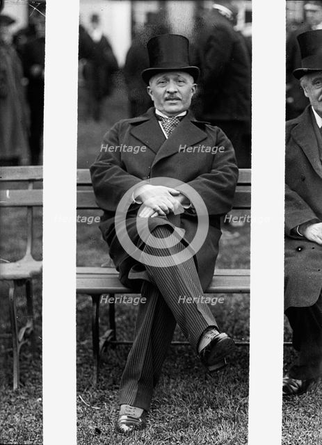 Allied Commission To U.S. Seated On Lawn: Viviani, 1917. Creator: Harris & Ewing.