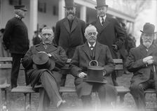 Allied Commission To U.S. At Mount Vernon, 1917. Creator: Harris & Ewing