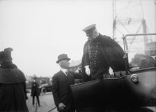 Allied Commission To U.S. Boarding Mayflower For Trip To Mount Vernon: General H.L. Scott, 1917. Creator: Harris & Ewing