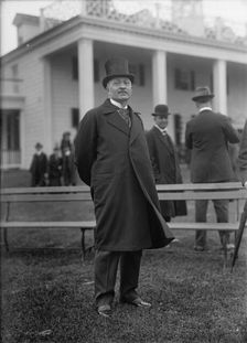 Allied Commission To U.S. Seated On Lawn: Standing, Viviani, 1917. Creator: Harris & Ewing