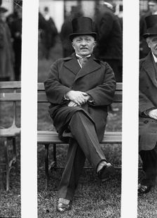 Allied Commission To U.S. Seated On Lawn: Viviani, 1917. Creator: Harris & Ewing