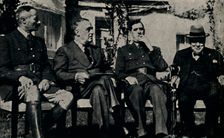 Allied Conference at Casablanca, French Morocco January 1943, (1945). Creator: Unknown