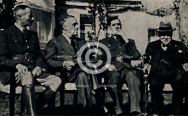 'Allied Conference at Casablanca, French Morocco', January 1943, (1945). Creator: Unknown.