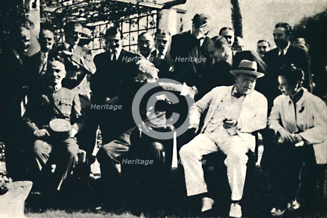'Allied Leaders Confer in Cairo', November 1943, (1945). Creator: Unknown.