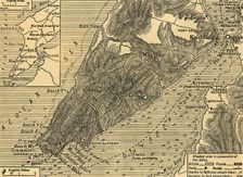 Allied positions on the Gallipoli peninsula in Turkey, First World War, July 1915, (c1920). Creator: Unknown