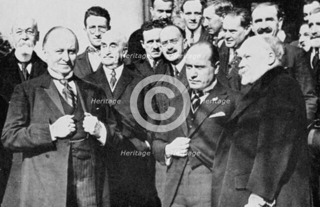 Allied representatives at the Lausanne Conference, 1922 Creator: Unknown.