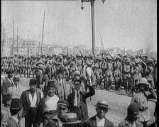 Allied Soldiers Massing in Constantinople, 1922. Creator: British Pathe Ltd