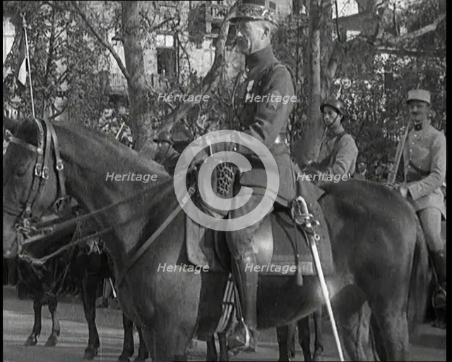 Allied Soldiers on Horseback in the German Republic, 1920. Creator: British Pathe Ltd.