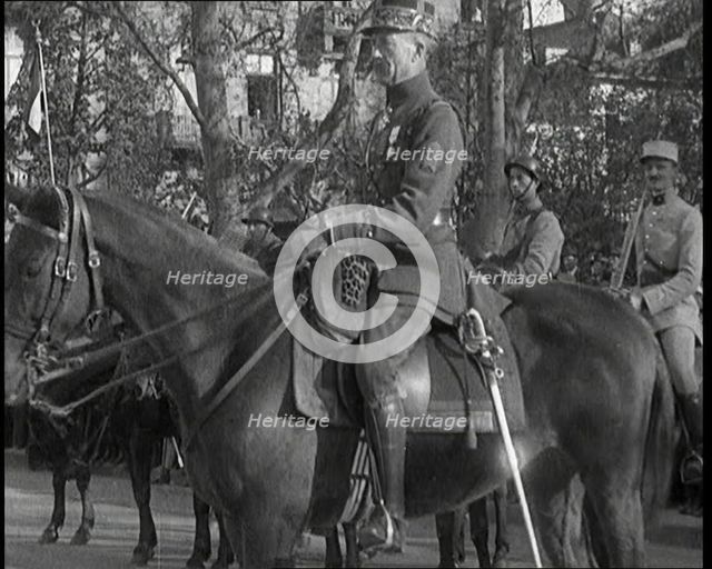 Allied Soldiers on Horseback in the German Republic, 1920. Creator: British Pathe Ltd.