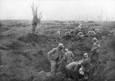 Allied troops, 31 July 1917 at the Yser Canal, Belgium, 1926