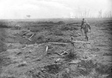 Allied troops at the Yser Canal, Belgium, 31 July 1917