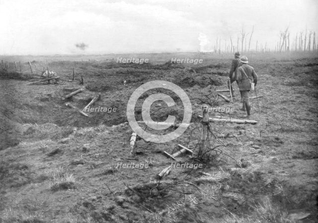Allied troops at the Yser Canal, Belgium, 31 July 1917. Artist: Unknown