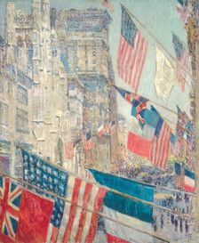 Allies Day, May 1917, 1917. Creator: Frederick Childe Hassam