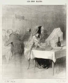 Allons!...on n'a pas encore rendu compte de mon roman..., 1844. Creator: Honore Daumier