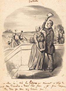 Allons bon!... voilà les Grafignons..., 1845. Creator: Honore Daumier