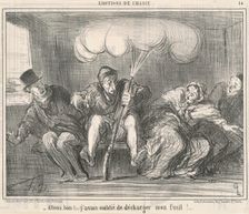 Allons Bon! J'avais oublié de décharger mon fusil!, 19th century. Creator: Honore Daumier