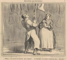 Allons, v'la encore le mouton qui a haussé, 19th century. Creator: Honore Daumier