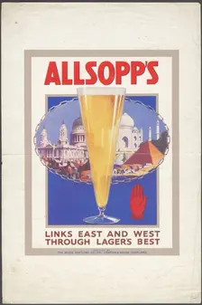 Allsopp's Lager, 1920s. Artist: Wilfred Fryer